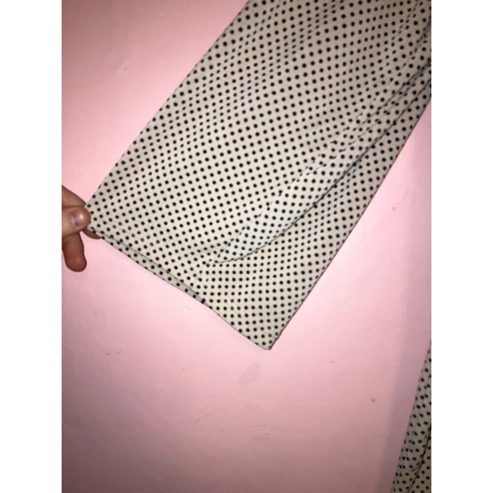 Adrianna Papell Polka Dot V-Neck 3/4 Sleeve Swing Top 2X - Picture 2 of 6